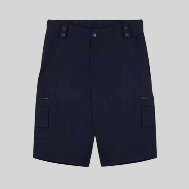 Neutrale stretch bermuda - Marineblauw - GK