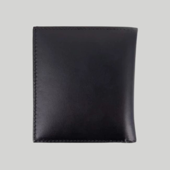 Porta-tarjetas de cuero con espacio para grado y medalla - Negro - GK