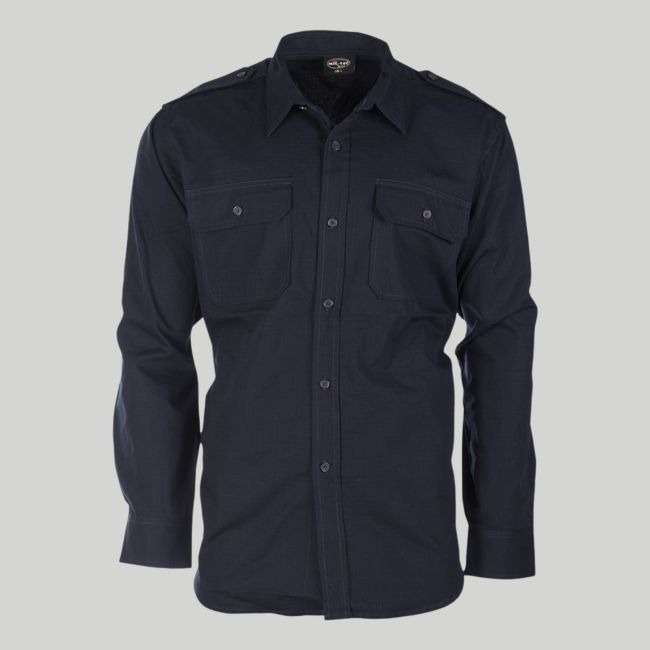Camicia ripstop - Blu Scuro - Mil-Tec