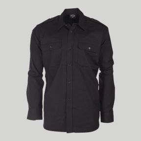 Chemise ripstop - Noir - Mil-Tec