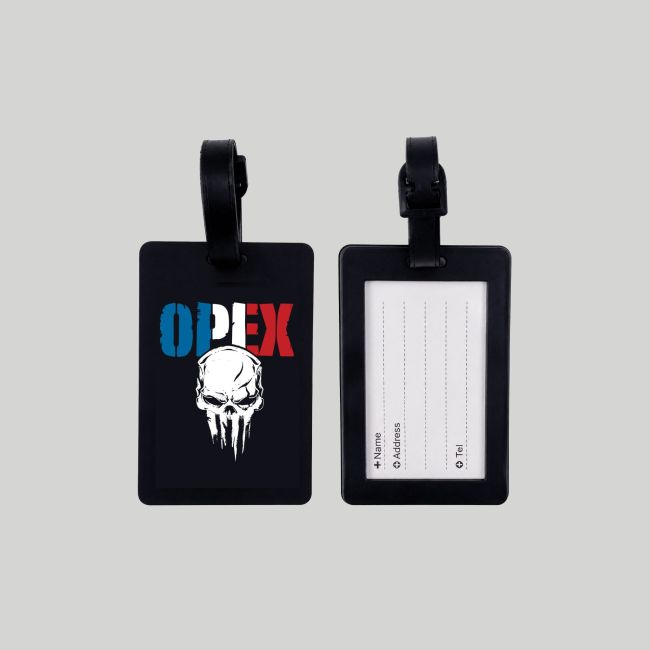Etiqueta de Equipaje "OPEX BBR" en Rubber 10 x 6,5 cm - Opex