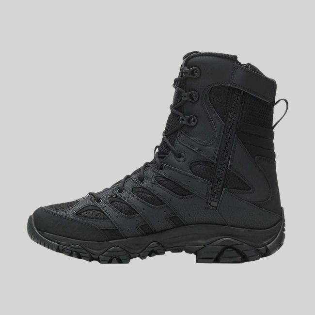 Botas MOAB 3 Tactical 8" ZIP WP - Negro - Merrell