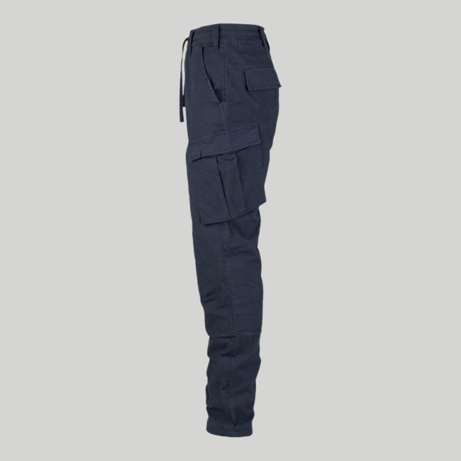 Pantalon BDU extensible en ripstop coupe slim - Bleu Marine - Fostex Garments
