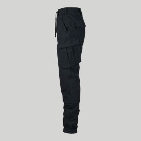 Calças BDU extensíveis em ripstop corte slim - Preto - Fostex Garments