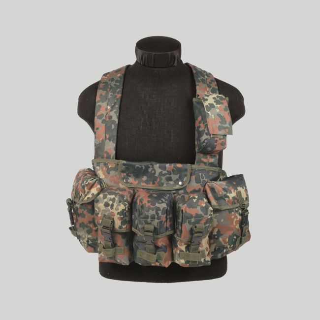 Chest-rig 6 tasche - Camo BW - Mil-Tec