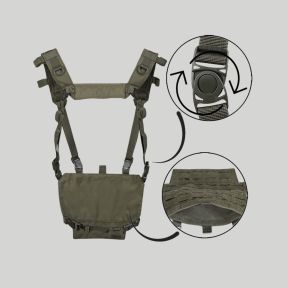 Chest-rig Laser Cut - Olijfgroen - Mil-Tec