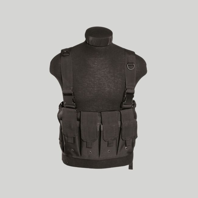 Chest-rig magazijnhouder - Zwart - Mil-Tec