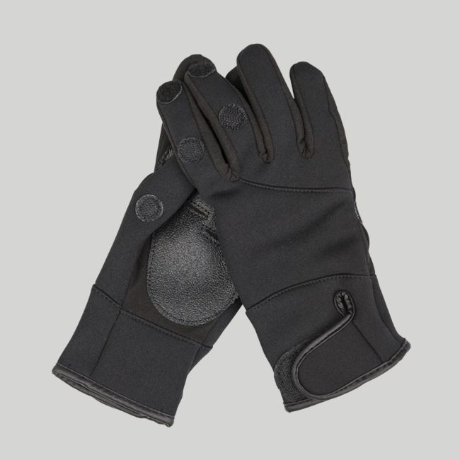 Gants de tir en néoprène/amaro - Noir - Mil-Tec