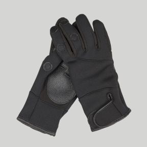 Luvas de tiro em neoprene/amaro - Preto - Mil-Tec