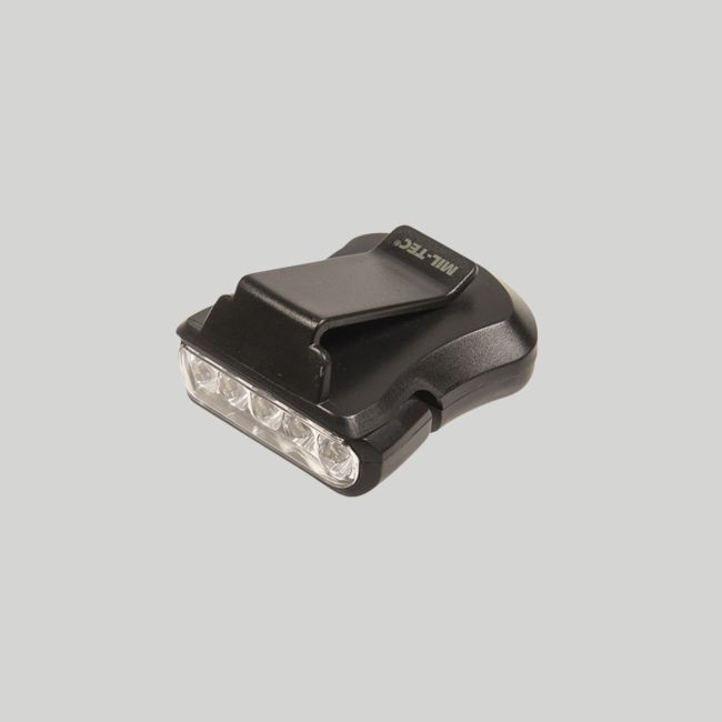 Lampe à clip 5 LED (50 lumens) - Noir - Mil-Tec