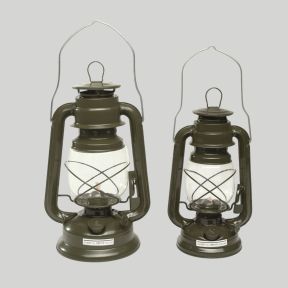Sturmlampe 23cm aus Zink - Olivgrün - Mil-Tec