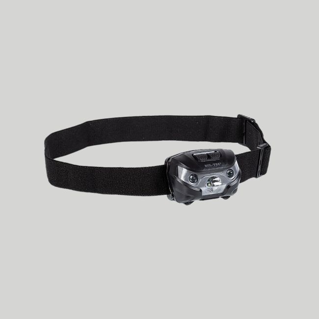 Lampe frontale Cree XPE (200 lumens) - Noir - Mil-Tec