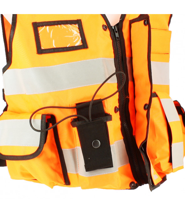 Gilet haute visibilité sécurité Orange- VVS