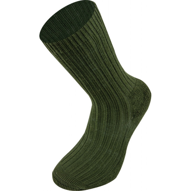 Kampfsocken 40% Wolle Grün - Highlander