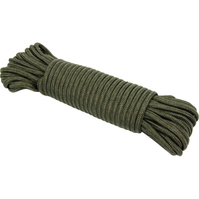 Touwrol 5mm x 15m Groen OD - Highlander