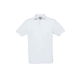 Poloshirt Kurzarm Weiß - B&C