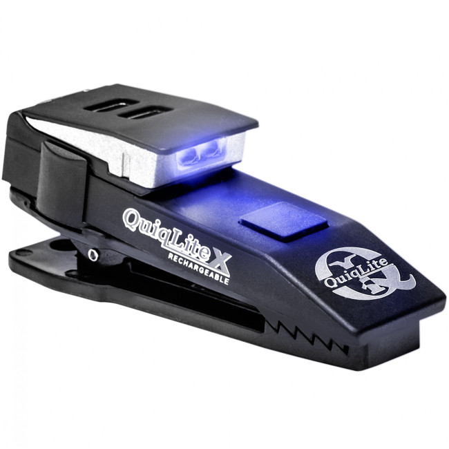 Lampe mains-libres rechargeable Blanc/Bleu - QuiqLite Pro Lampe mains-libres rechargeable Blanc/Bleu - QuiqLite Pro