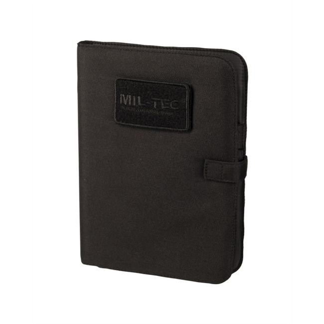 Gepolstertes Notizbuch Mittleres Format Schwarz - Miltec
