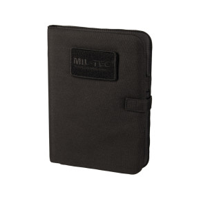 Carnet de notes rembourré Format Moyen Noir - Miltec