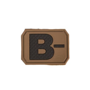 3D Bloedgroep B- Coyote Patch - Miltec