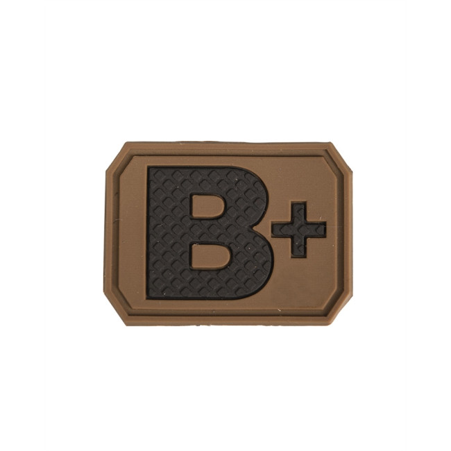 3D-Patch Blutgruppe B+ Coyote - Miltec