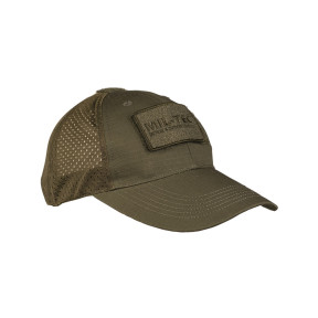 Casquette Base-Ball filet Vert OD - Miltec