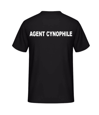 Tee-shirt AGENT CYNOPHILE Noir - Vetsecurite