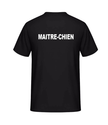 Tee-shirt MAITRE-CHIEN noir - Vetsecurite