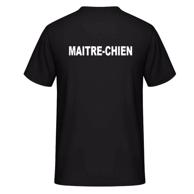 T-shirt HONDENGELEIDSTER zwart - Vetsecurite