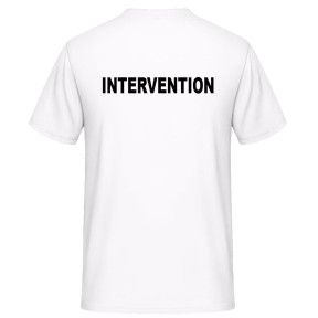 Weißes EINSATZ T-Shirt - Vetsecurite
