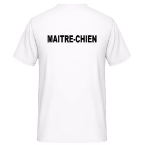 Tee-shirt MAITRE-CHIEN noir - Vetsecurite