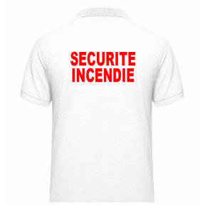 Polo OCHRONA PRZECIWPOŻAROWA Białe - Vetsecurite