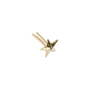 Stella Generale 9 mm con gambo Oro Brillante