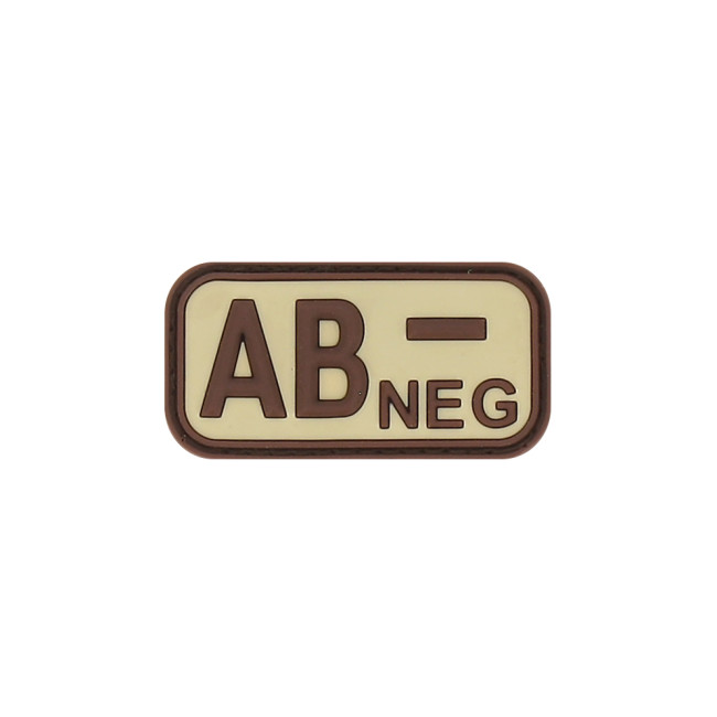 Blutgruppe Patch AB- Coyote - TOE