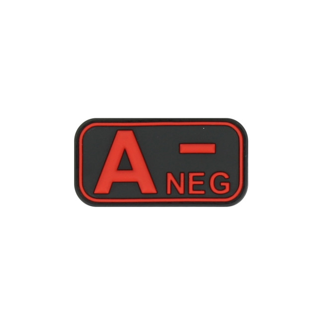 Patch groupe sanguin A- Rouge - JTG