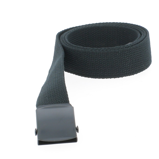 Canvas riem zwart matte gesp - CityGuard