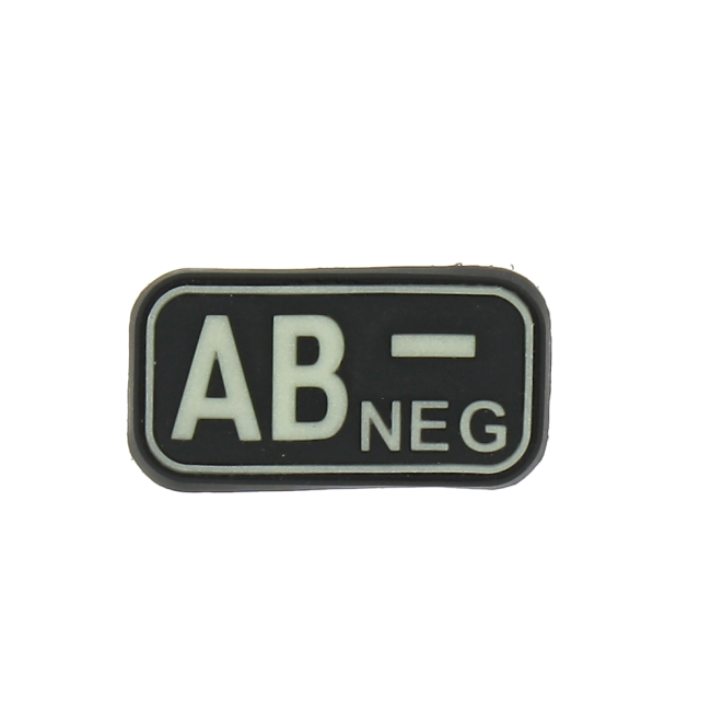 Patch groupe sanguin AB- Photolumincescent - JTG