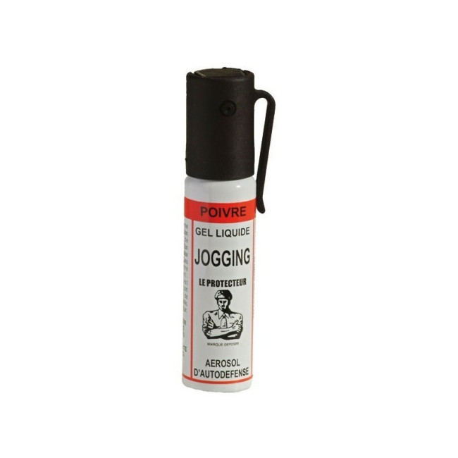 Aérosol de défense Poivre Jogging 25 ml - Le Protecteur