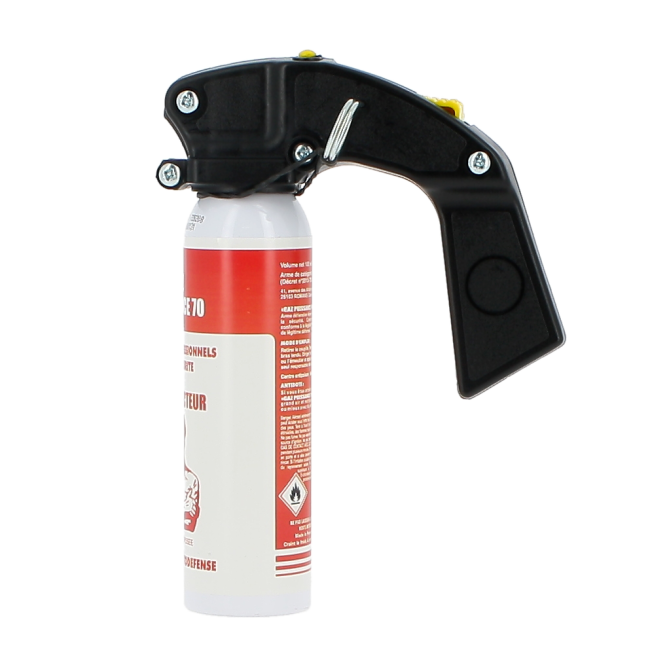 Aérosol de défense Gaz 100ml avec poignée - Le Protecteur