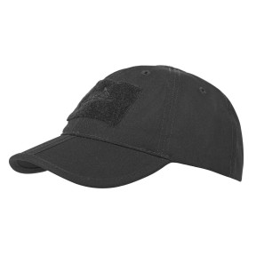 Casquette baseball ripstop noir - Helikon