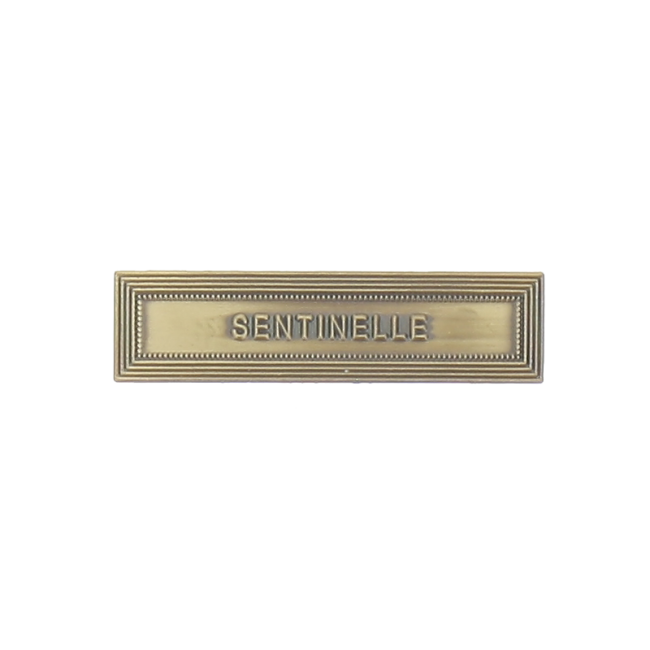 Agrafe ordonnance SENTINELLE bronze Agrafe ordonnance SENTINELLE bronze