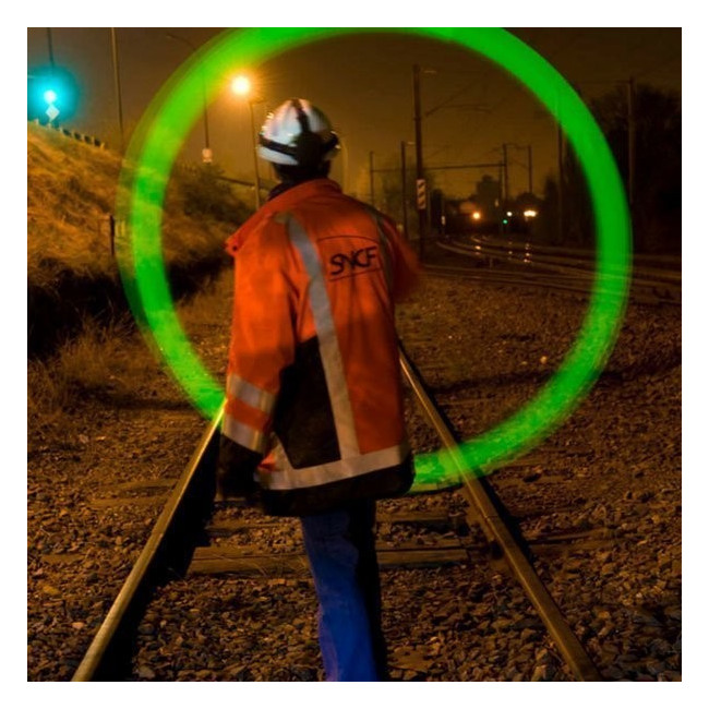 Bâton lumineux vert 8 heures - Cyalume