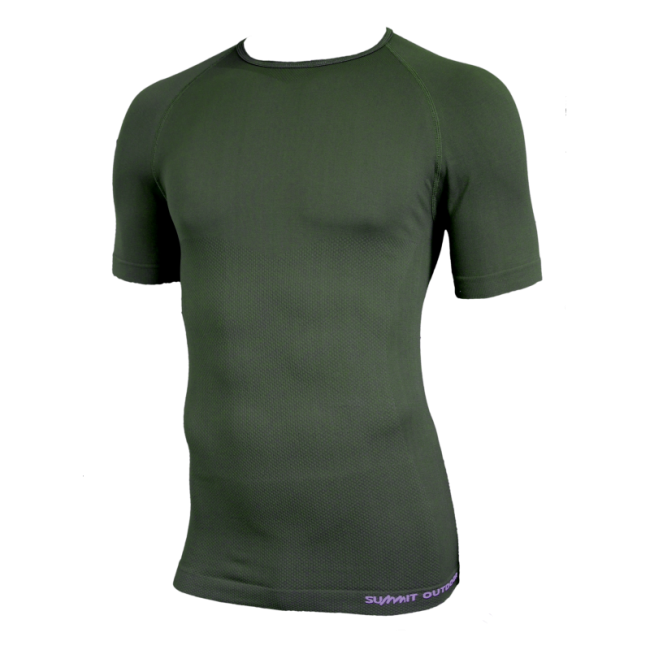 Technische Lijn T-shirt korte mouwen Groen OD - Summit Outdoor
