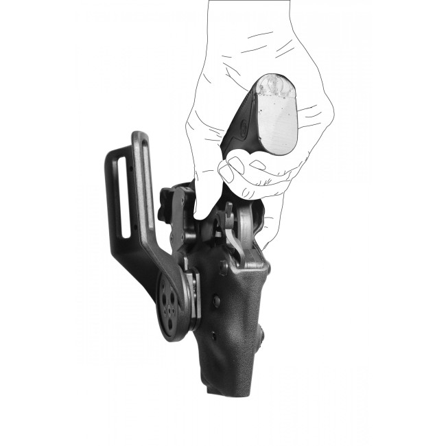 Holster Vegatek Short VKS8 Pamas Mag G1 Noir - Vega Holster