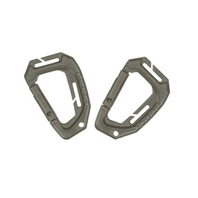 2 Mousquetons Tactique Molle Vert Olive - Miltec