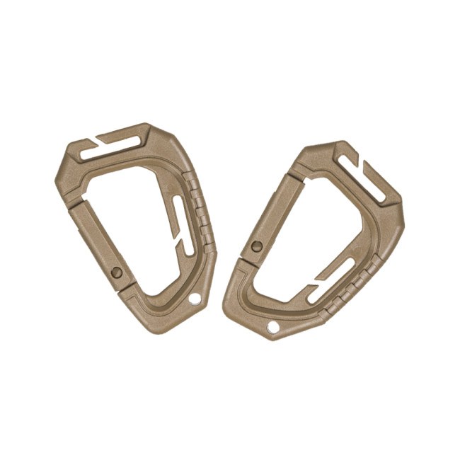 2 Taktische MOLLE Karabiner Coyote - Miltec
