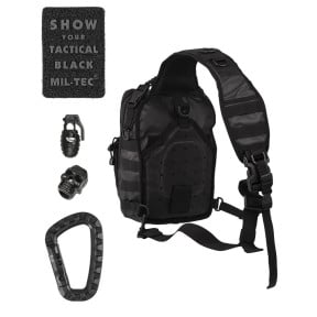 Assault One Strap Tactical Umhängetasche 10L Schwarz - Miltec