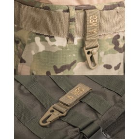 Porte clé tactique groupe sanguin A- Coyote - Miltec