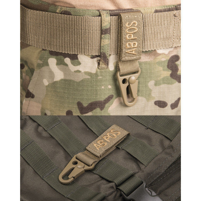 Taktyczny brelok grupa krwi AB+ Coyote - Miltec