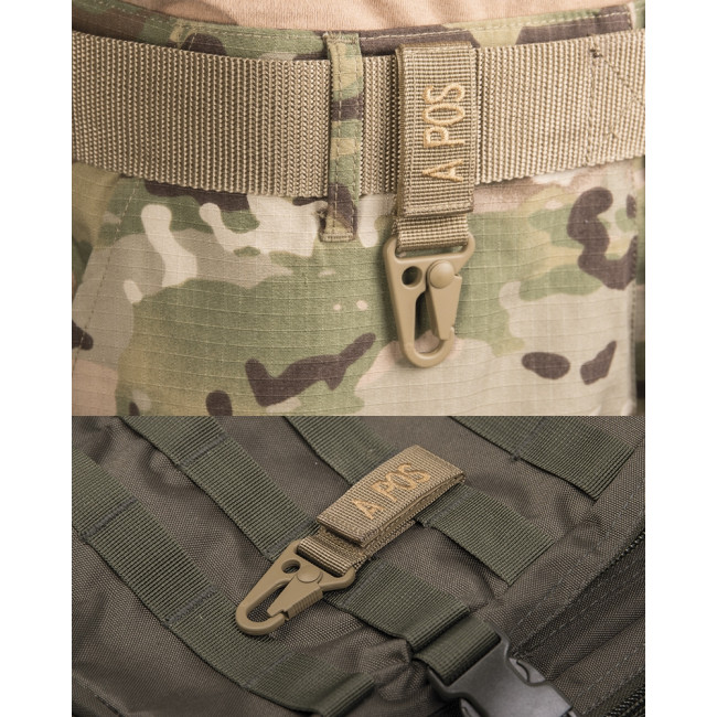 Taktyczny brelok grupa krwi A+ Coyote - Miltec